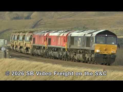 Bonanza last day, Diverted Freight, Triple Headers + 37 47 57 68' at Ribblehead 14 01 2026