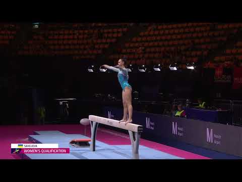 Diana Savelieva. 2022 European Championships. Qualification. BB