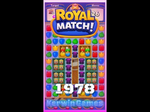 Royal Match Level 1978 - No Boosters Gameplay