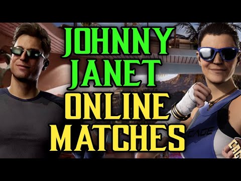 First Johnny/Janet Online Matches | Johnny Cage Casual Matches Gameplay | Mortal Kombat 1