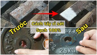 The fastest and most effective way to remove rust that I am using