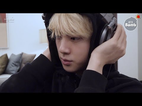 [BANGTAN BOMB] Jin, Recording his first ever composition - BTS (방탄소년단)