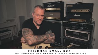 Video thumbnail for FRIEDMAN SMALL BOX | And compared to a Marshall 1987X & JCM800 2203 by Euge Valovirta