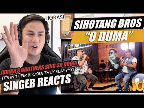 JUDIKA x ERICK x TIROY - O DUMA (Judika Studio) | SINGER REACTION