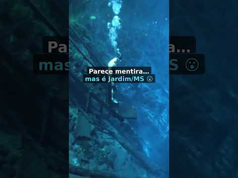 Escada SUBMERSA na Lagoa Misteriosa 😱💙