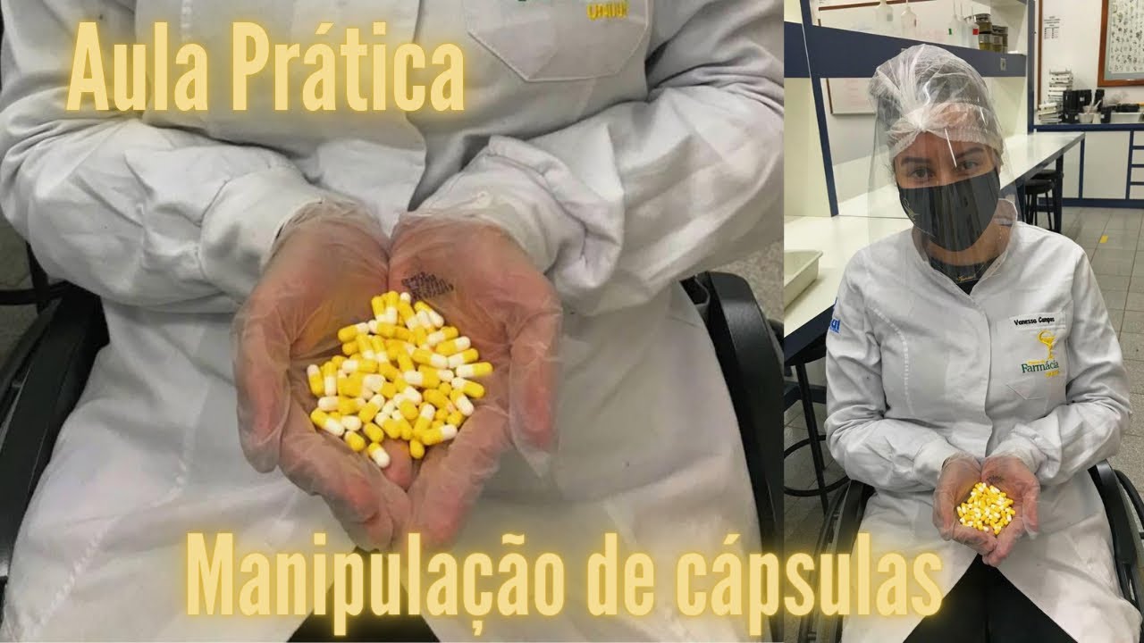 MANIPULAÇÃO DE CÁPSULAS | Aula prática - Curso de Farmácia