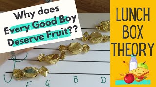 Why does Every Good Boy Deserve Fruit? | Lunchbox Theory | Fun beginner music theory kids &amp; adults!