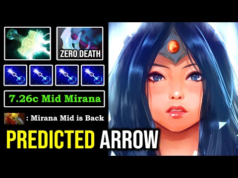 OMG CALCULATED ARROW Carry Mirana Mid 100% Unkillable with Crazy Lightning Speed IMBA DotA 2