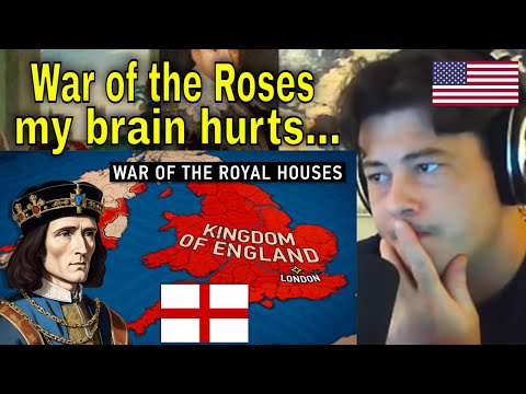 American Reacts Wars of the Roses: The Yorks vs. The Lancasters