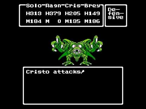 Dragon Warrior IV NES Final Battle   Necrosaro