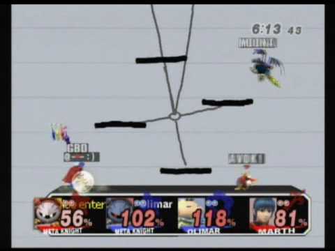 Losers Finals - Mike Haze (Marth) + Havok (Meta) Vs. Rich Brown (Olimar) + Tear bear (Meta) 4