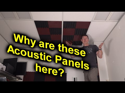 Why are these Acoustic Panels on the ceiling? The answer may SURPRISE you!