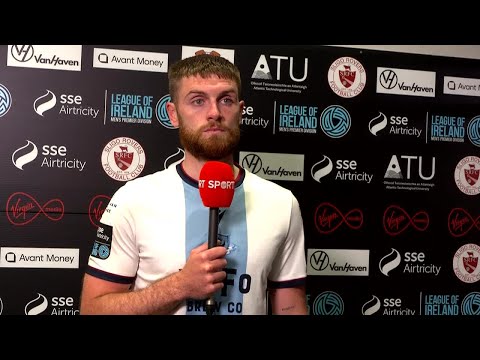 A frustrated Conor Keeley after Sligo Rovers 2-2 Drogheda United