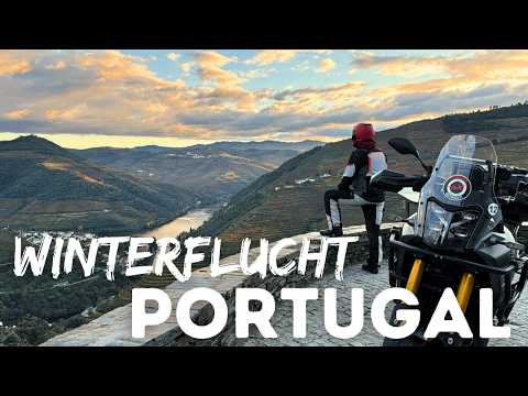Motorcycle winter escape to Portugal. Porto and the Douro Valley!