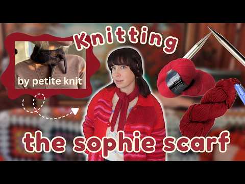 KNITTING the SOPHIE SCARF *this should have been the 1st thing i knit*