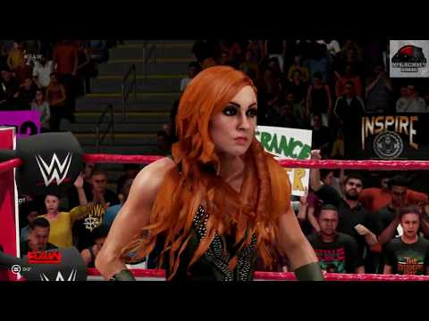 WWE 2K19 - Becky Lynch vs Trish Stratus - Raw Universe Mode !!!!!