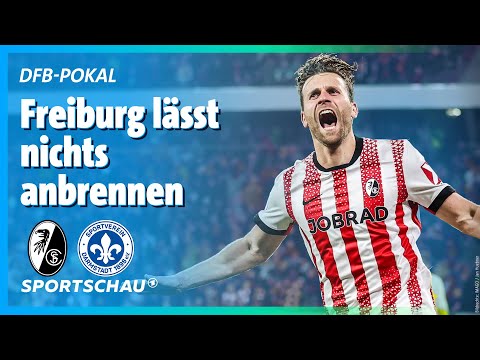 SC Freiburg - SV Darmstadt 98 Highlights DFB-Pokal, Viertelfinale | Sportschau Fußball