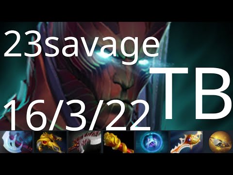 23savage Terrorblade vs Anti-Mage - no ez farming, killing for AM - dota2