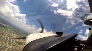 preview picture of video 'First training flight in Cessna 172 out of Sugarland Regional Airport (KSGR)'