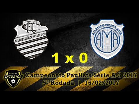 COMERCIAL 1 X 0 MONTE AZUL - CAMPEONATO PAULISTA SÉRIE A3 2017 - 5ª RODADA