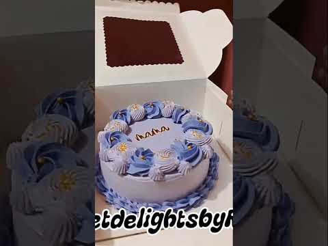 2 pounds Chocolate Cake | SweetdelightsbyRania order now#homebaker #viralshorts  #cakedecorating