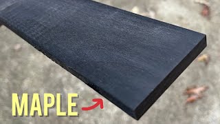 Ebony alternative for guitar building from Thermalwood Canada