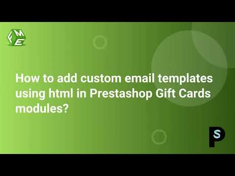How to Add Custom Email Templates in PrestaShop Using HTML in Gift Modules?