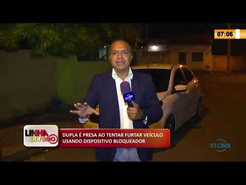 LINHA DE FOGO 11 03 2020 DUPLA É PRESA AO TENTAR FURTAR VEíCULO USANDO DISPOSITIVO BLOQUEADOR