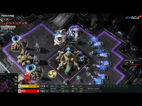 ZvP - Romson vs Guru - Bo5 - Starcraft 2 HD Polski komentarz