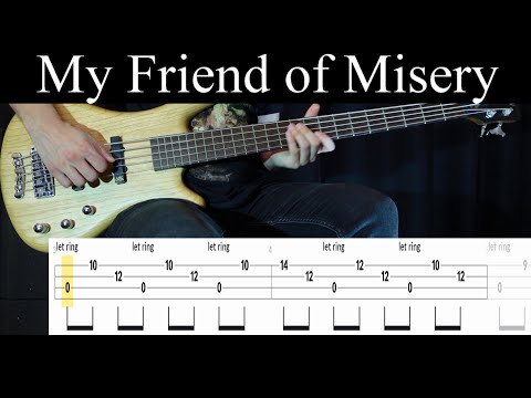My Friend of Misery (Metallica) - Bass Cover (With Tabs) by Leo Düzey