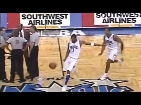 Tracy McGrady Punts Ball Into the Stands Twice (2004)