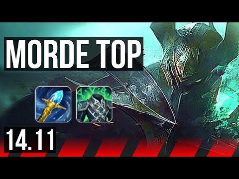 MORDEKAISER vs HEIMERDINGER (TOP) | 6 solo kills | BR Diamond | 14.11