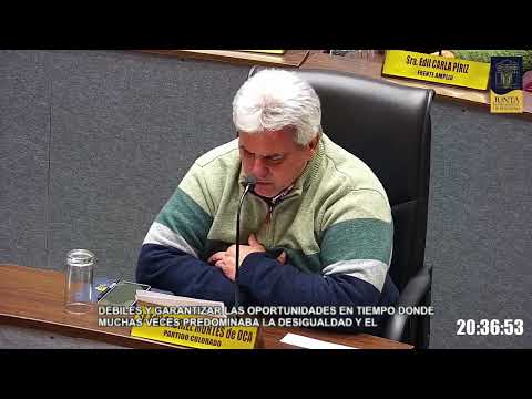 Edil Sr. Gabriel Montes de Oca - Asuntos Previos del 21 de Mayo de 2026