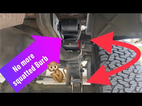 89 Chevy Suburban V1500 lift shackles MaxTrac 1.5” shackles