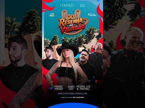 Resenha do Valadao -- 14.11.2026 -- Itapaci - GO