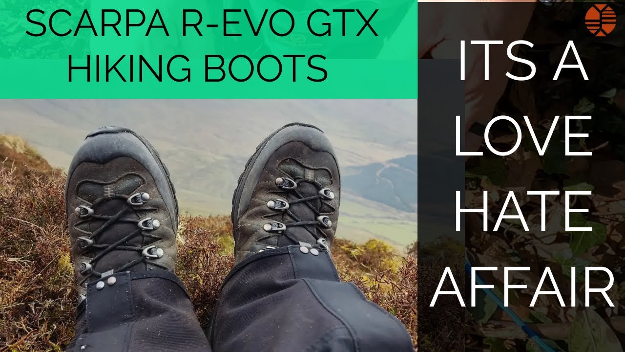 Watch video Love / Hate Relationship With My Scarpa R-Evo GTX Boots - Gear Review - SoleTrail Now Love / Hate Relationship With My Scarpa R-Evo GTX Boots - Gear Review - SoleTrail