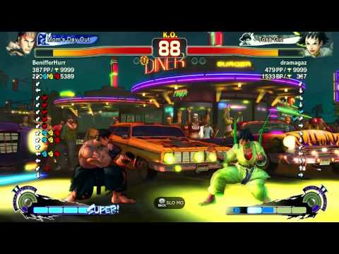 SSF4 Arcade Edition: Ryu vs Makoto Ranked Battle