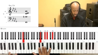 🎹 Mississippi Children&#39;s Choir - I&#39;m Blessed (Gospel Piano Tutorial) (Verses)