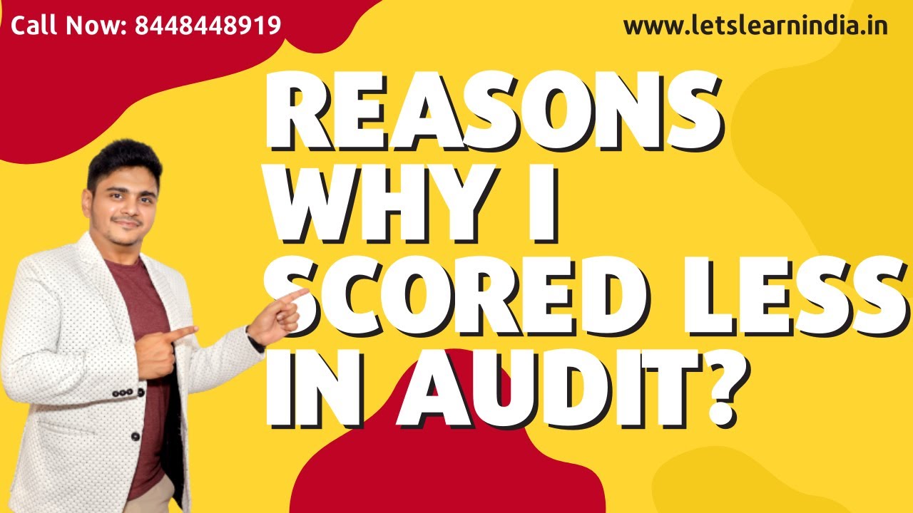 <h1 class=title>Reasons Why I scored less in Audit? | CA Abhishek Bansal | Audit</h1>