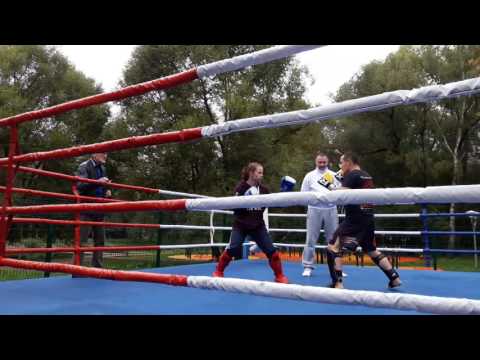 Спарринг на улице