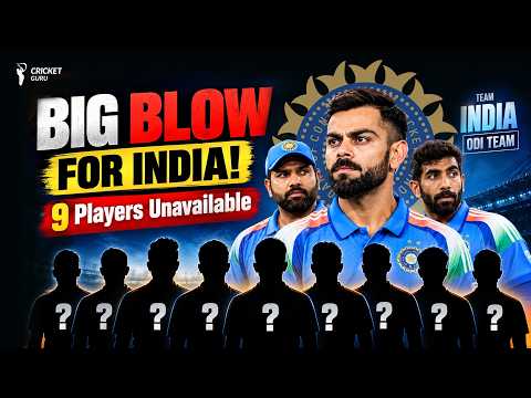 India vs West Indies ODI Series: 9 Players OUT! Big Update