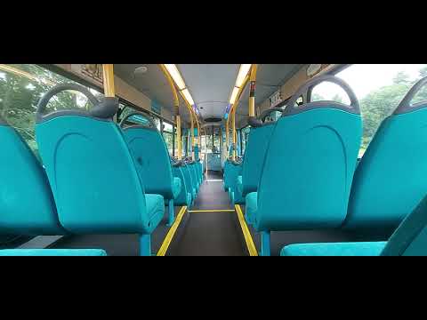 Empty & beautiful sounding engine: Kickdown & Thrash Arriva North East sneezing Pulsar NK09 EJY 1423