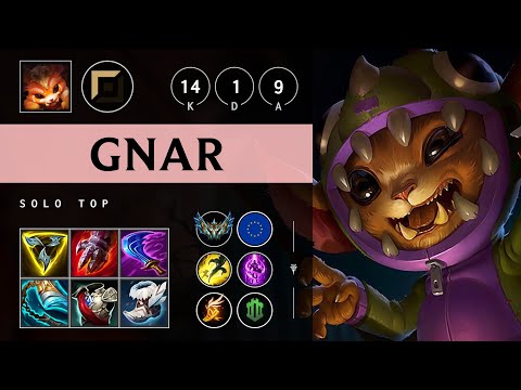 Gnar Top vs Olaf: Legendary - EUW Challenger Patch 14.21