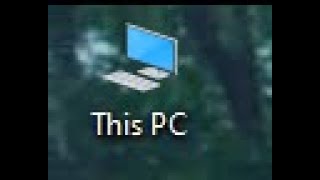 How to add computer This PC icon to the desktop