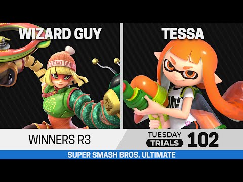 Tuesday Trials 102 SSBU Winners R3 - Wizard Guy (Min Min, Pikachu) vs Tessa (Inkling)