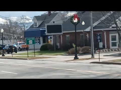 CAR into bldg possible entrapment 84 South Main Street
