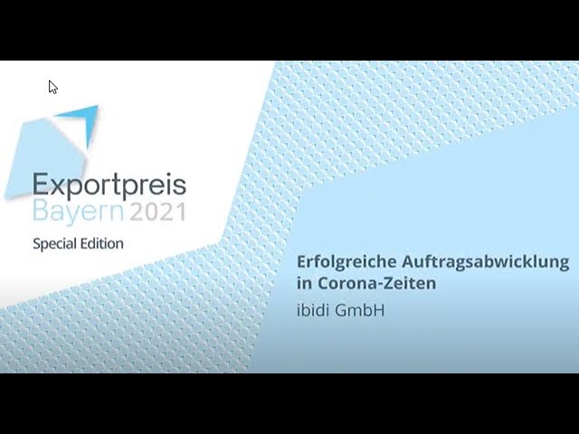 ibidi Movie Export Award Bavaria 2021