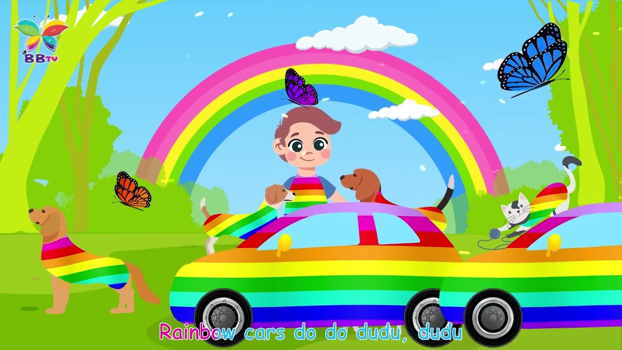 2D Cartoon Animation | Rainbow Do Do Do Song | Split Arts Technologies