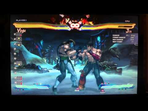 Vega damage options Sf x Tekken (with Bison).m2ts