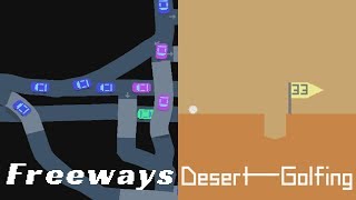 Freeways &amp; Desert Golfing | ROAD BUILDING + ENDLESS GOLF
